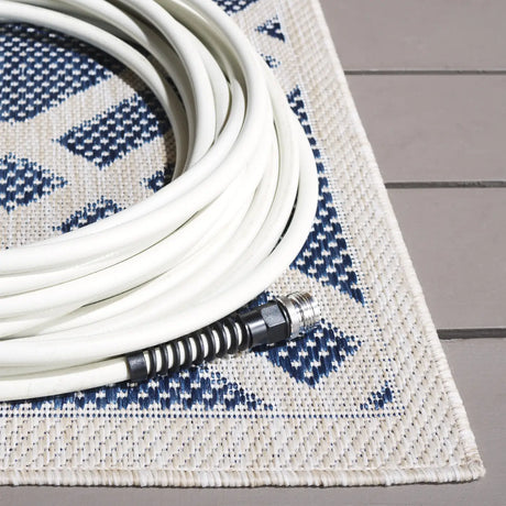 Safavieh Beach House 4'-0" x 6'-0" Rug in Blue / Ivory