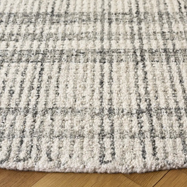 Safavieh Abstract 6'-0" x 6'-0" Rug in Grey / Ivory