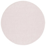 Safavieh Courtyard 6'-7" x 6'-7" Rug in Ivory / Soft Pink