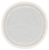 Safavieh Easy Care 6'-0" x 6'-0" Rug in Light Blue / Ivory