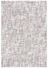 Safavieh Courtyard 4'-0" x 5'-7" Rug in Ivory / Dark Grey Brown