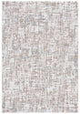 Safavieh Courtyard 4'-0" x 5'-7" Rug in Ivory / Dark Grey Brown