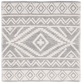 Safavieh Natura 6'-0" x 6'-0" Rug in Black / Ivory