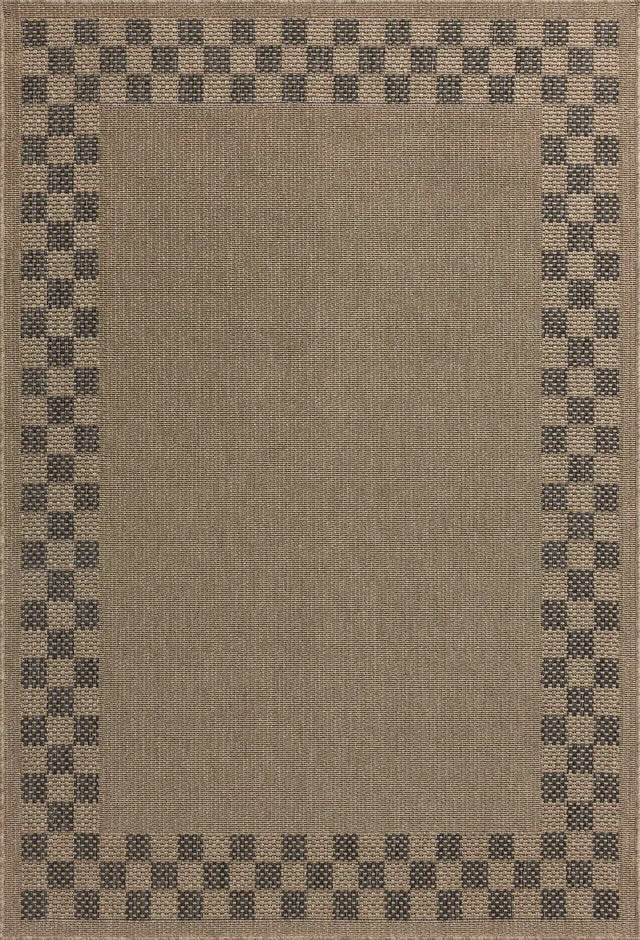 Chris Loves Julia x Loloi Providence PRC-01 Natural / Charcoal Rug - main flat