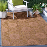 Safavieh Courtyard 4'-0" x 5'-7" Rug in Gold / Natural
