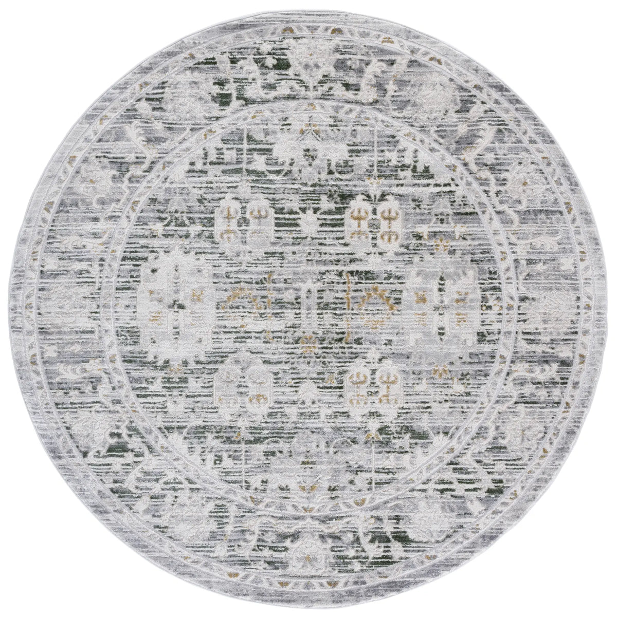 Safavieh Prestige 6'-7" x 6'-7" Rug in Ivory / Grey