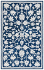 Safavieh Ebony 4'-0" x 6'-0" Rug in Navy / Ivory