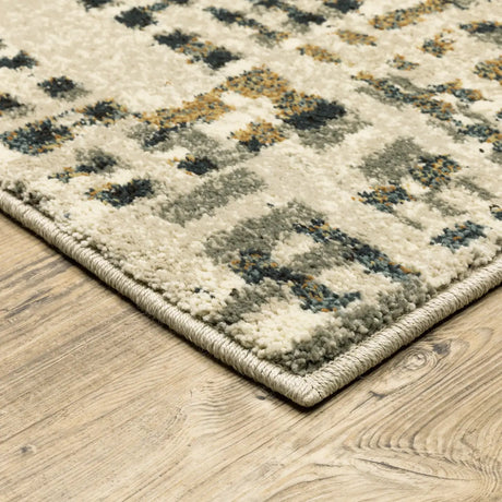 Oriental Weavers Sphinx Carson 0748F Beige/ Multi Rugs - corner detail