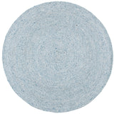 Safavieh Braided 5'-0" x 5'-0" Rug in Turquoise