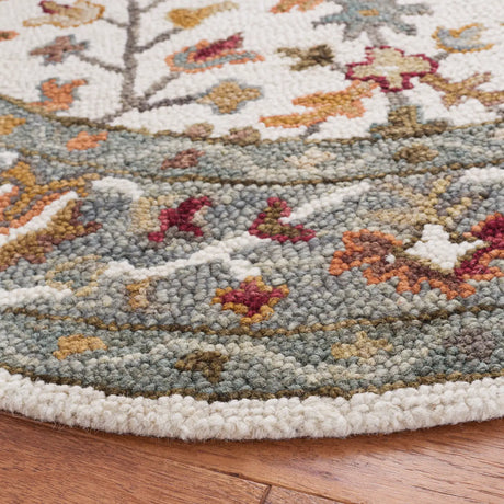 Safavieh Aspen 5'-0" x 5'-0" Rug in Ivory / Grey