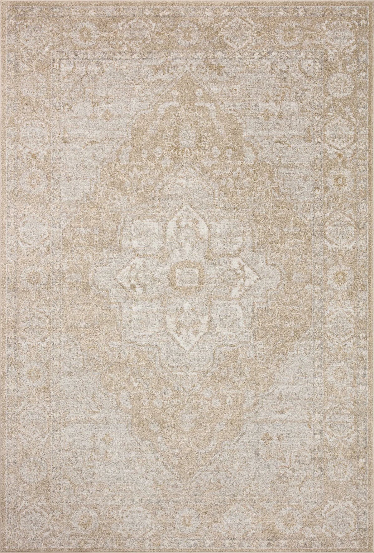 Loloi Odette Odt-05 Beige/Silver Rug - main flat