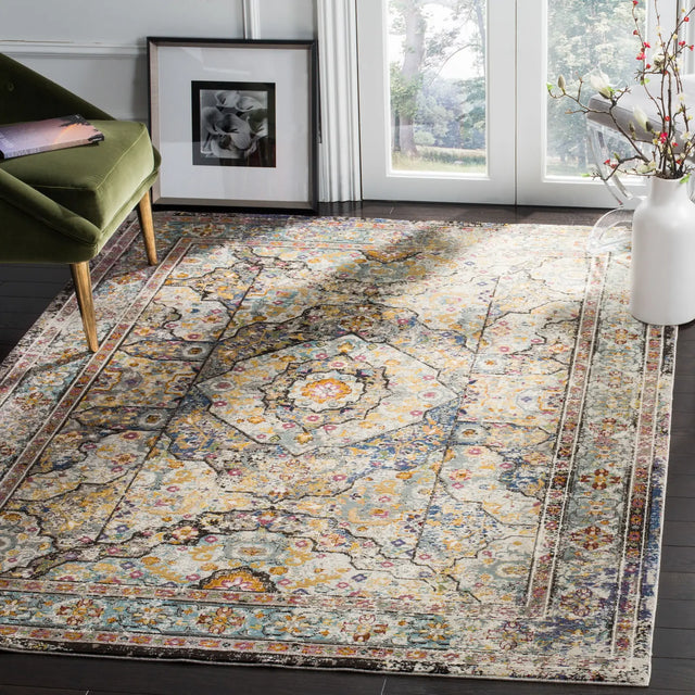 Safavieh Aria 5'-0" x 6'-7" Rug in Blue / Multi