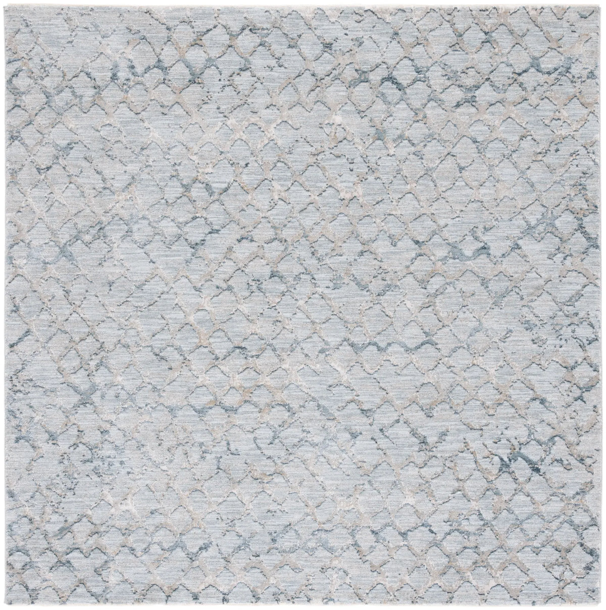 Safavieh Valencia 6'-4" x 6'-4" Rug in Light Blue / Grey