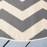 Safavieh Courtyard 5'-3" x 5'-3" Rug in Grey / Beige