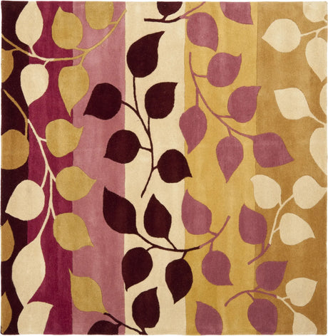 Safavieh Soho 6'-0" x 6'-0" Rug in Red / Gold