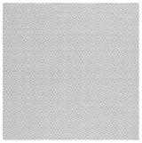 Safavieh Montauk 6'-0" x 6'-0" Rug in Ivory / Light Blue