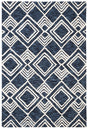 Safavieh Micro-Loop 4'-0" x 6'-0" Rug in Navy / Ivory