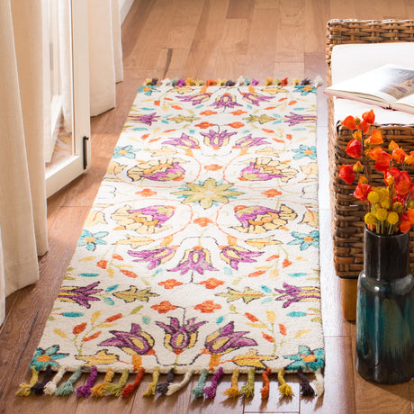 Safavieh Aspen 2'-3" x 7'-0" Rug in Ivory / Purple