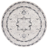 Safavieh Brentwood 6'-7" x 6'-7" Rug in Ivory / Black