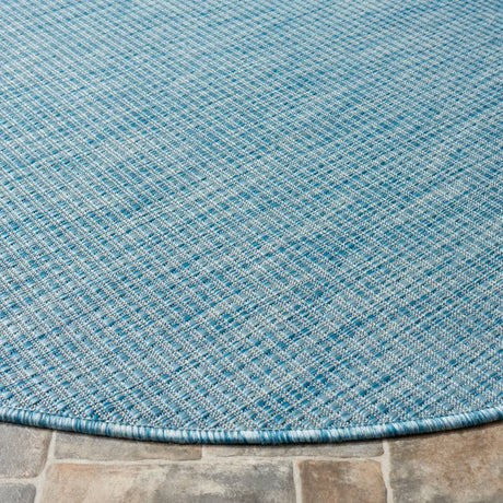 Safavieh Courtyard 6'-7" x 6'-7" Rug in Aqua / Aqua