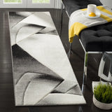 Safavieh Hollywood 2'-3" x 10'-0" Rug in Grey / Dark Grey