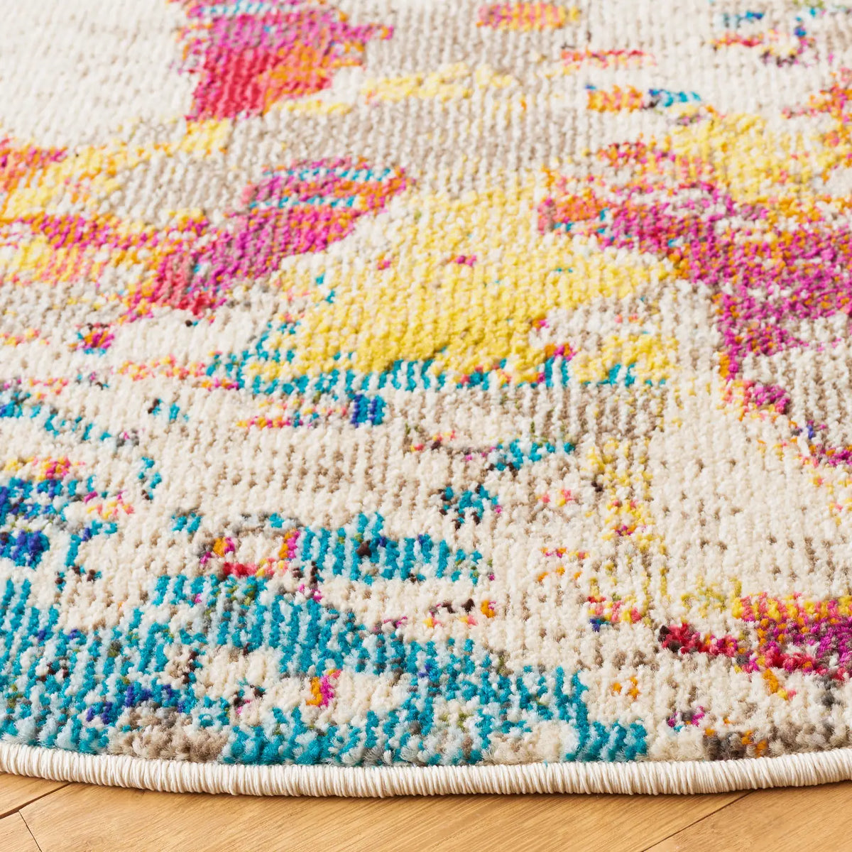 Safavieh Monaco 6'-7" x 6'-7" Rug in Ivory / Multi