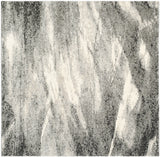 Safavieh Retro 5'-3" x 5'-3" Rug in Grey / Ivory