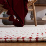 Safavieh Natura 4'-0" x 6'-0" Rug in Ivory / Red