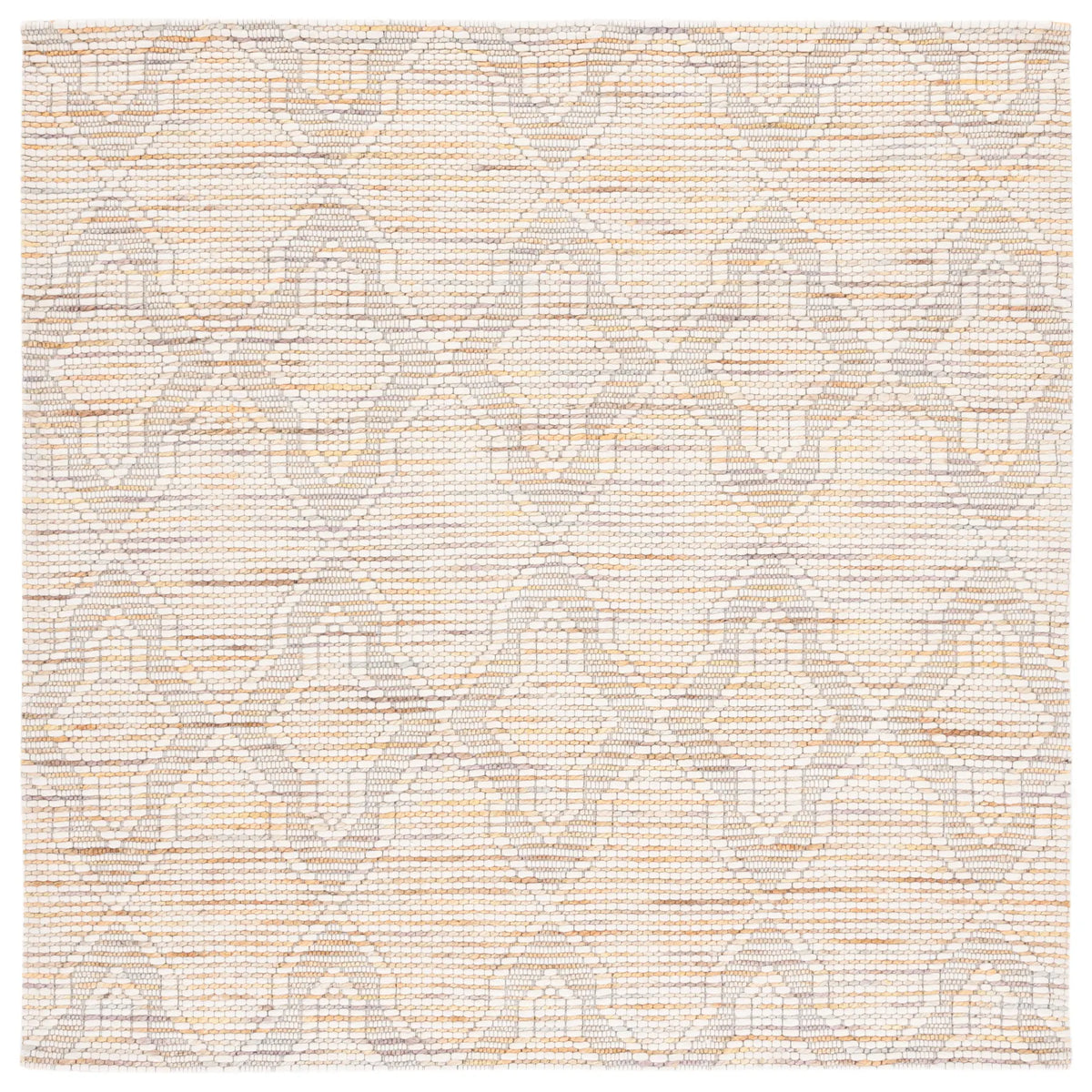 Safavieh Marbella 6'-0" x 6'-0" Rug in Ivory / Orange