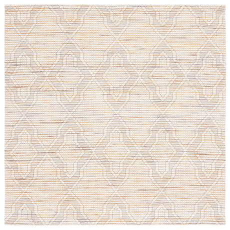 Safavieh Marbella 6'-0" x 6'-0" Rug in Ivory / Orange