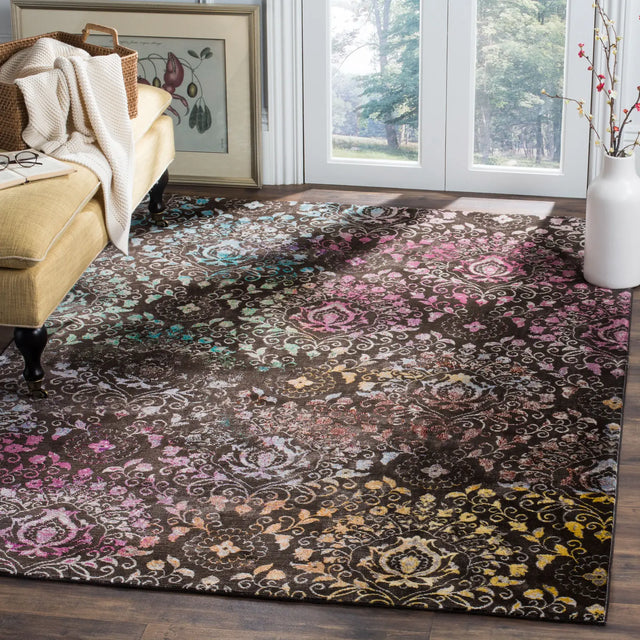 Safavieh Aria 5'-0" x 6'-7" Rug in Brown / Multi