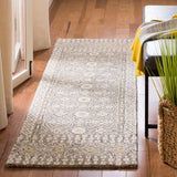 Safavieh Micro-Loop 2'-3" x 7'-0" Rug in Charcoal / Ivory