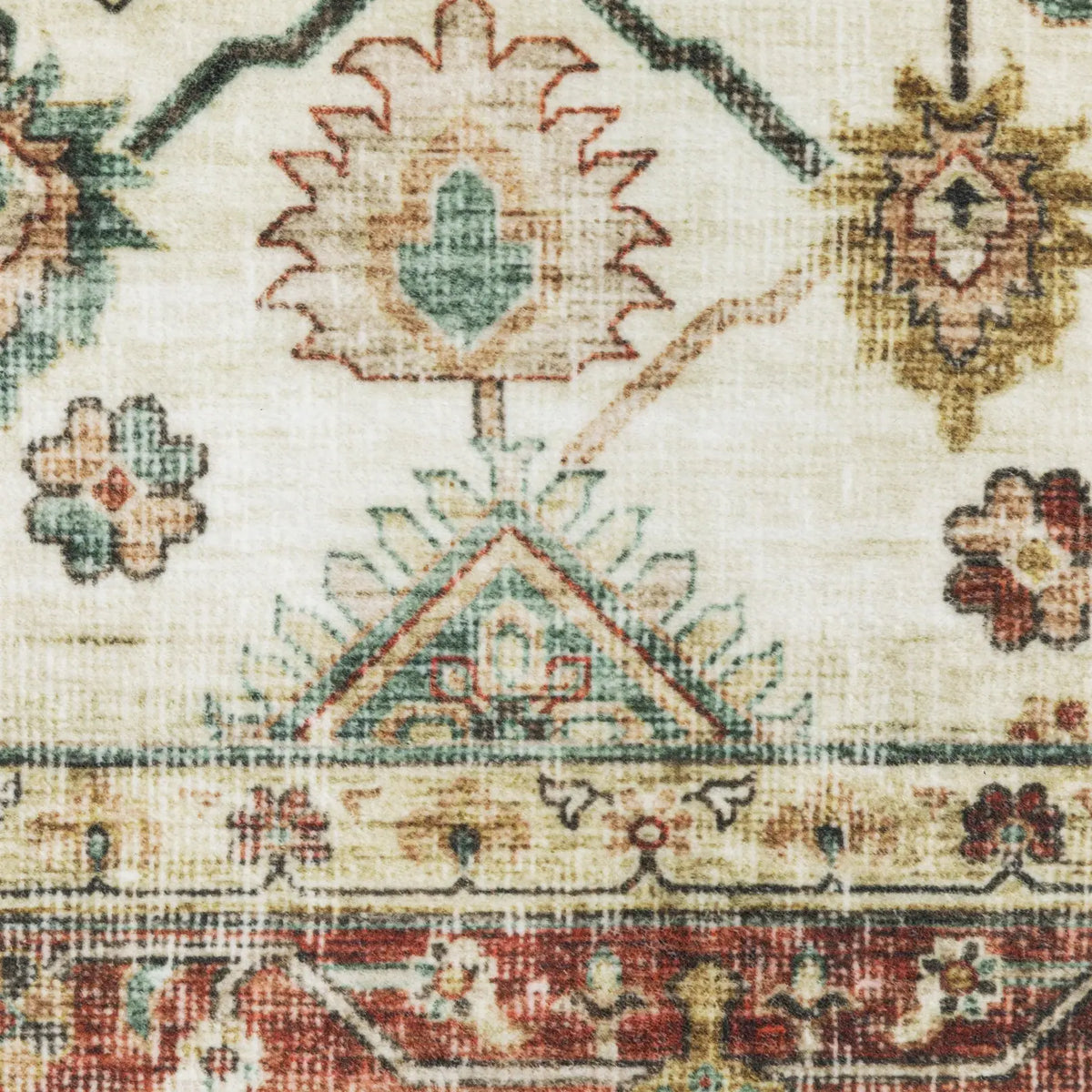 Oriental Weavers Sphinx Sumter Sum05 Ivory/ Red Rug - room scene 2