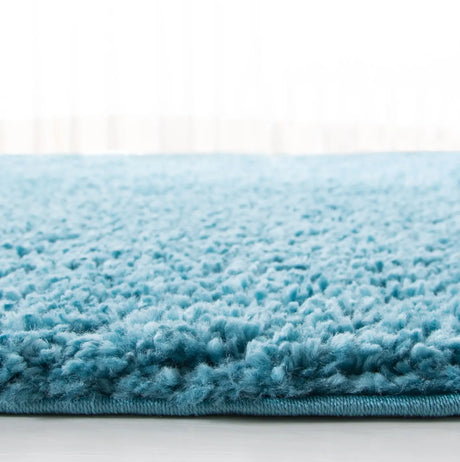Safavieh August Shag 900 5'-3" x 5'-3" Rug in Turquoise