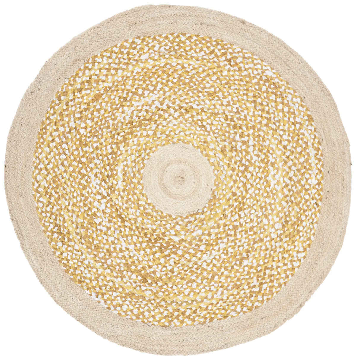 Safavieh Cape Cod 4'-0" x 4'-0" Rug in Gold / Natural