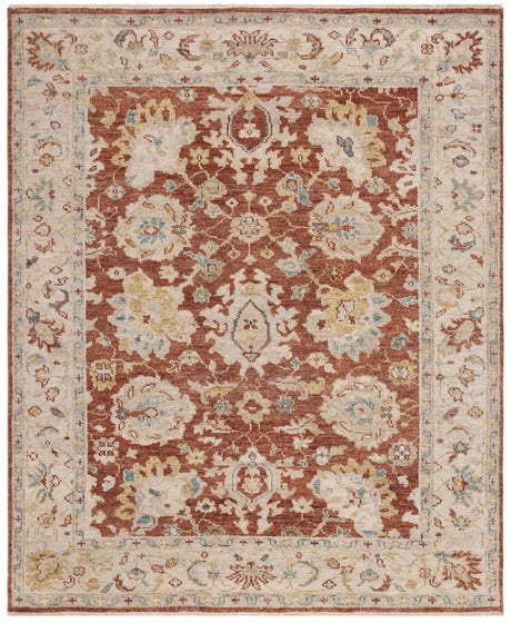 Safavieh Samarkand 10'-0" x 14'-0" Rug in Rust / Beige