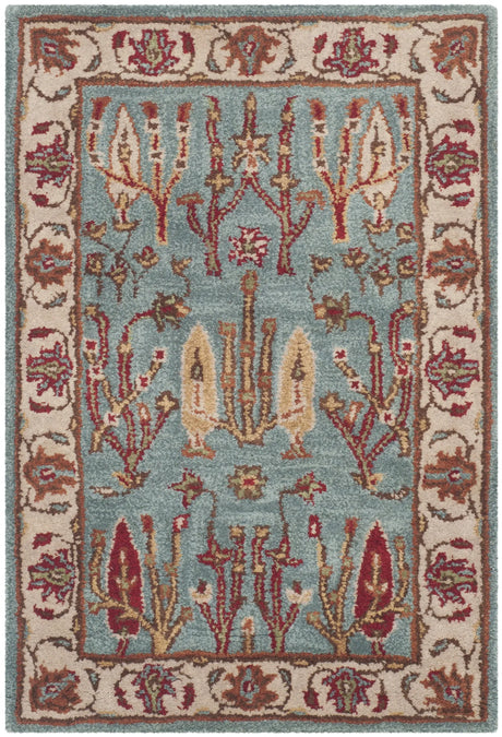 Safavieh Heritage 2'-0" x 3'-0" Rug in Blue / Ivory