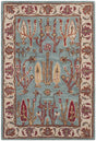 Safavieh Heritage 2'-0" x 3'-0" Rug in Blue / Ivory