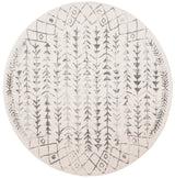 Safavieh Tulum 5'-0" x 5'-0" Rug in Ivory / Grey
