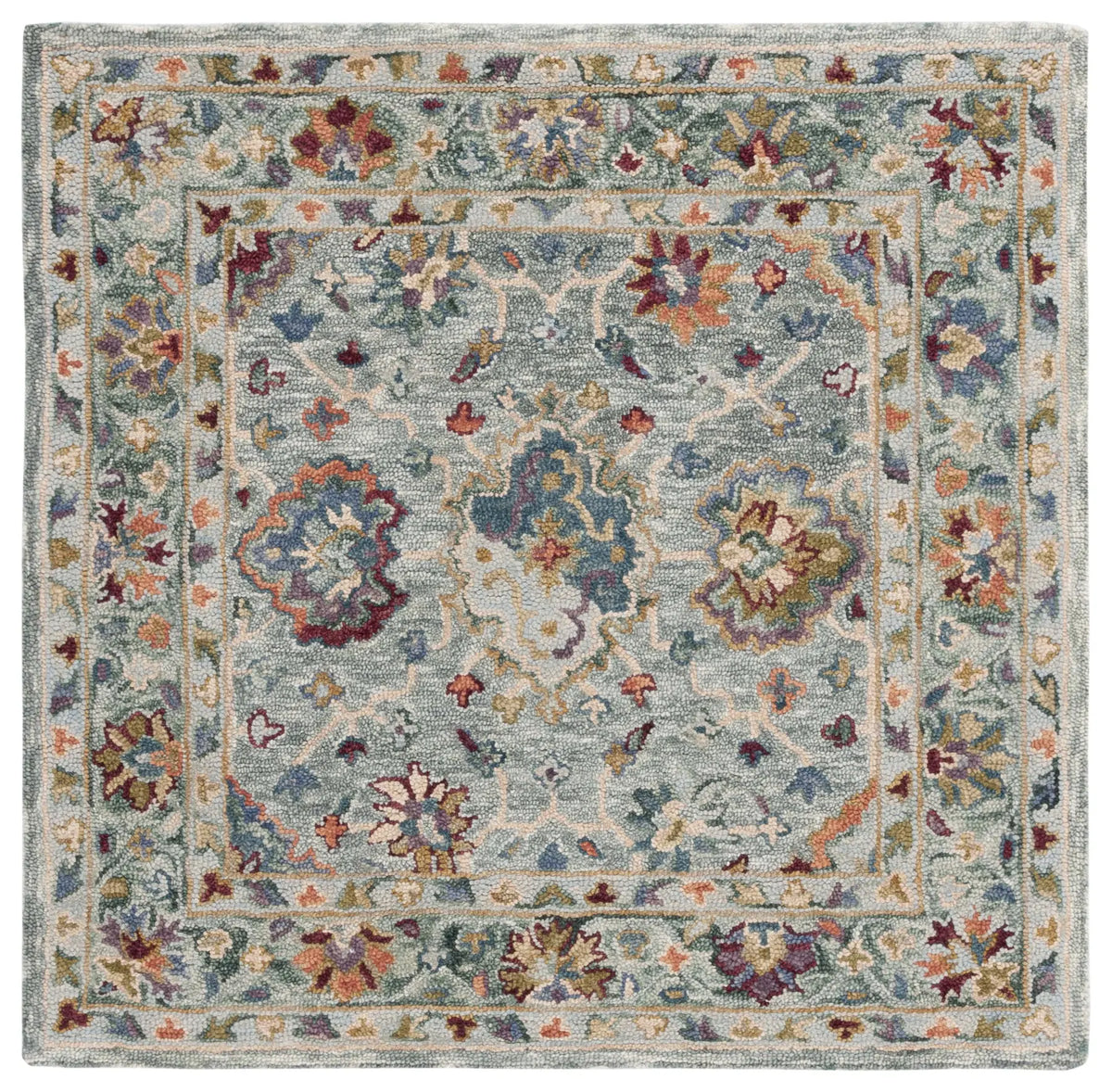 Safavieh Aspen 5'-0" x 5'-0" Rug in Grey / Green