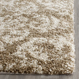 Safavieh Florida Shag 2'-3" x 11'-0" Rug in Beige / Cream