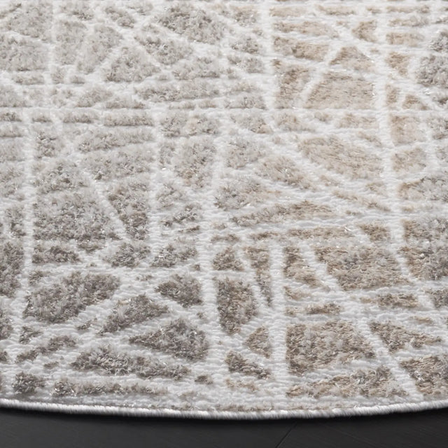 Safavieh Maya 6'-7" x 6'-7" Rug in Taupe / Grey