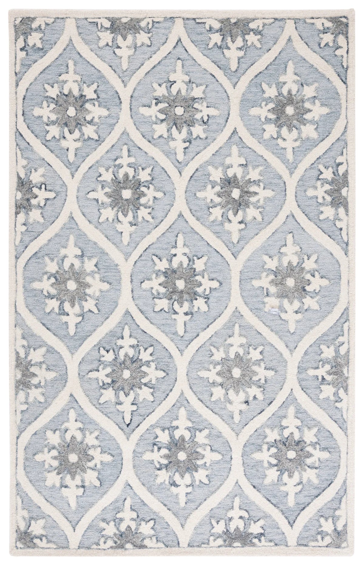 Safavieh Metro 4'-0" x 6'-0" Rug in Grey / Ivory