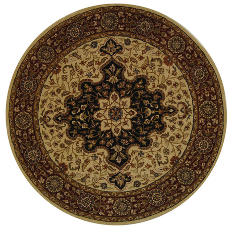 Safavieh Heritage 8'-0" x 8'-0" Rug in Ivory / Red
