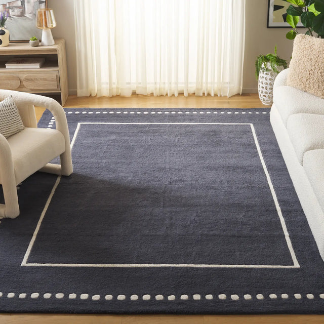 Safavieh Bella 10'-0" x 14'-0" Rug in Dark Grey / Ivory