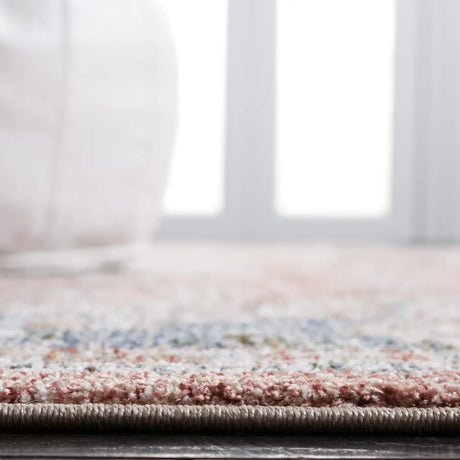 Safavieh Jasmine 4'-5" x 6'-5" Rug in Rust / Blue
