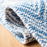 Safavieh Montauk 5'-0" x 8'-0" Rug in Blue / Ivory