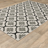 Oriental Weavers Torrey 5562E Beige/ Black Rug - angle detail