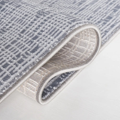 Safavieh Continental 4'-0" x 6'-0" Rug in Dark Grey / Light Grey