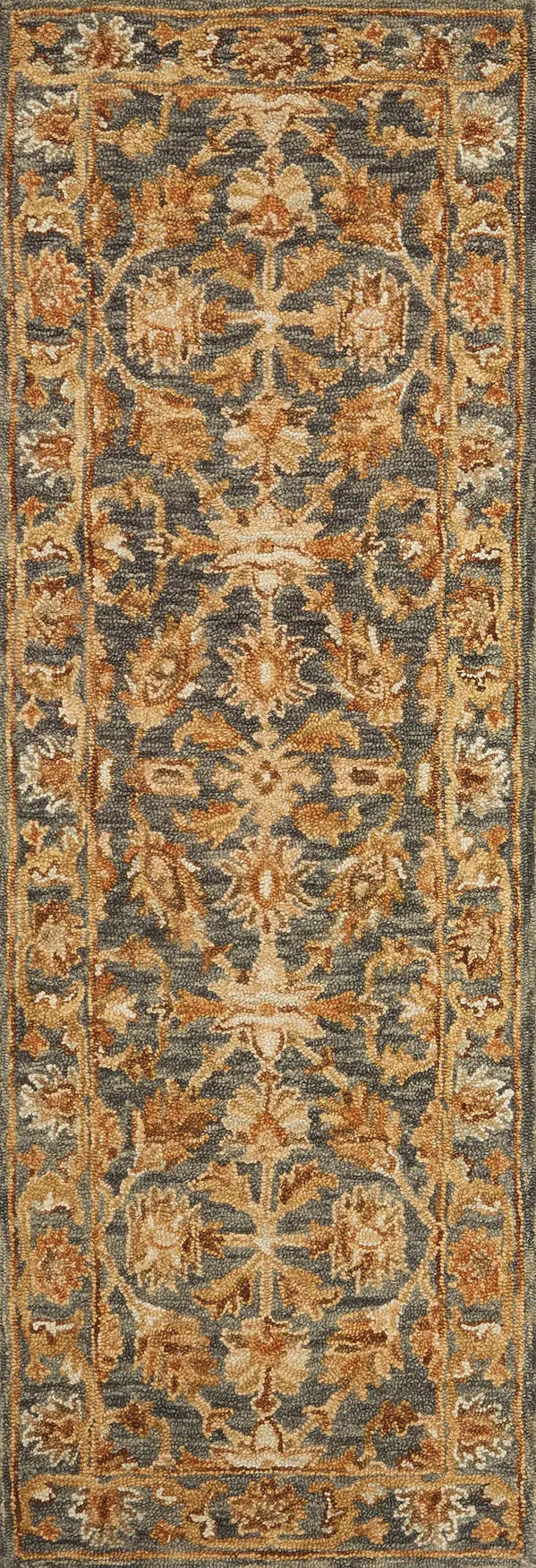 Loloi Victoria Vk-05 Slate / Slate Rugs - runner flat
